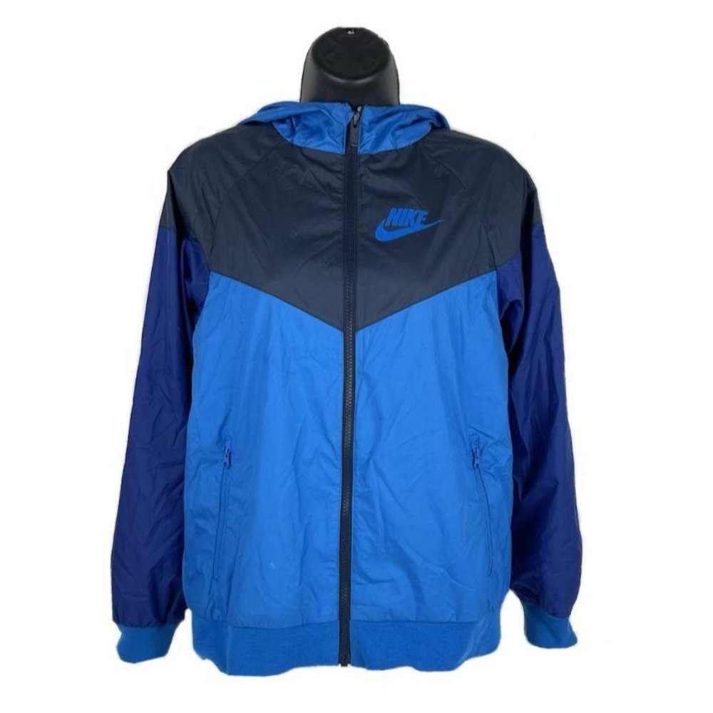 Nike Sportswear Women Blue Windrunner Windbreaker